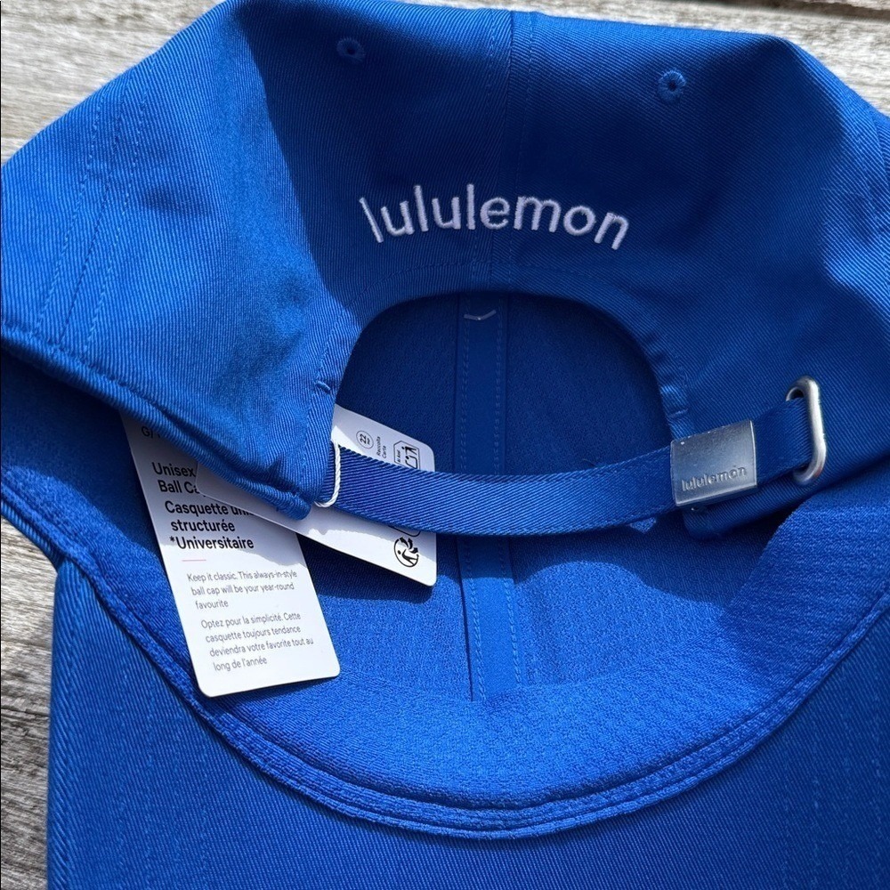 Lululemon Structured Ball Cap Collegiate Blue & Orange Unisex L/XL NWT ππ§‘π - Picture 5 of 6